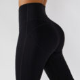black High Waist Leggings for Yoga