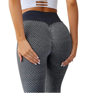 Comfortable yoga pants with elastic waistband