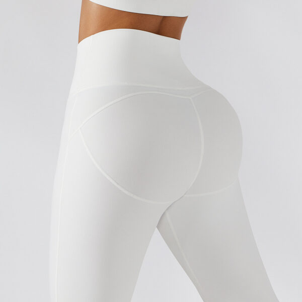 white High Waist Leggings for Yoga