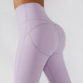 purpel High Waist Leggings for Yoga