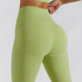 green High Waist Leggings for Yoga